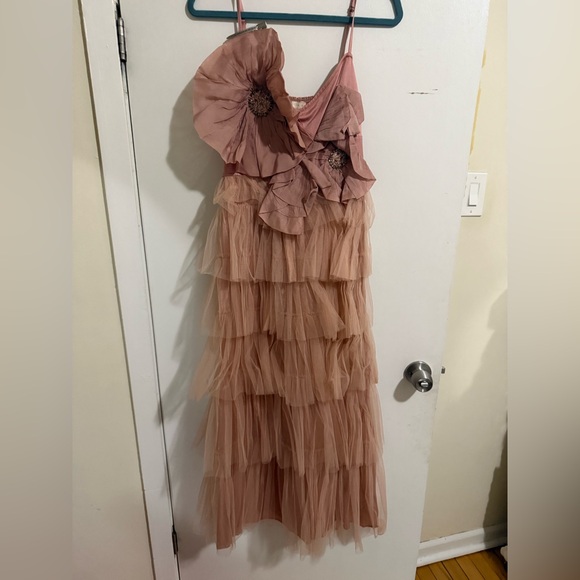 Anthropologie Kavita Bhartia Rosette Tiered Tulle Gown - Picture 8 of 8